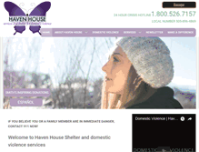 Tablet Screenshot of havenhouseinc.org